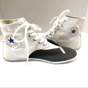 converse open toe wedges